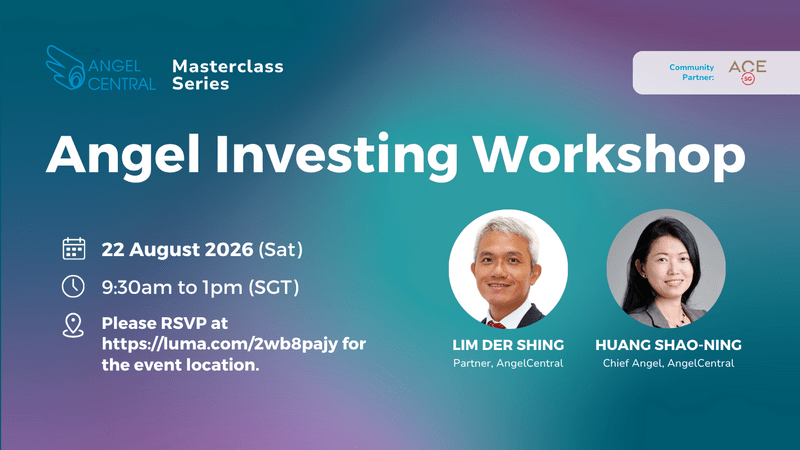 AngelCentral Masterclass Series: Angel Investing Workshop