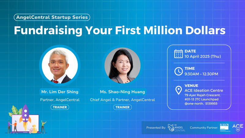 AngelCentral Startup Series: Fundraising Your First Million Dollars