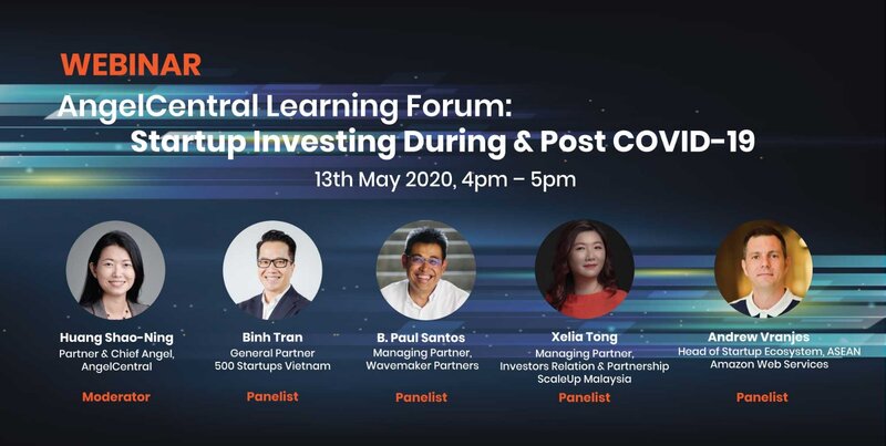AngelCentral Learning Forum: Startup Investing During and Post COVID-19