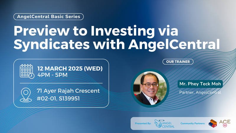 AngelCentral Basic Series: Preview to Investing via Syndicates with AngelCentral