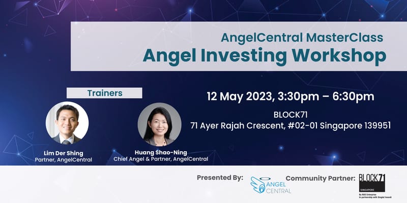 AngelCentral Masterclass Series: Angel Investing Workshop
